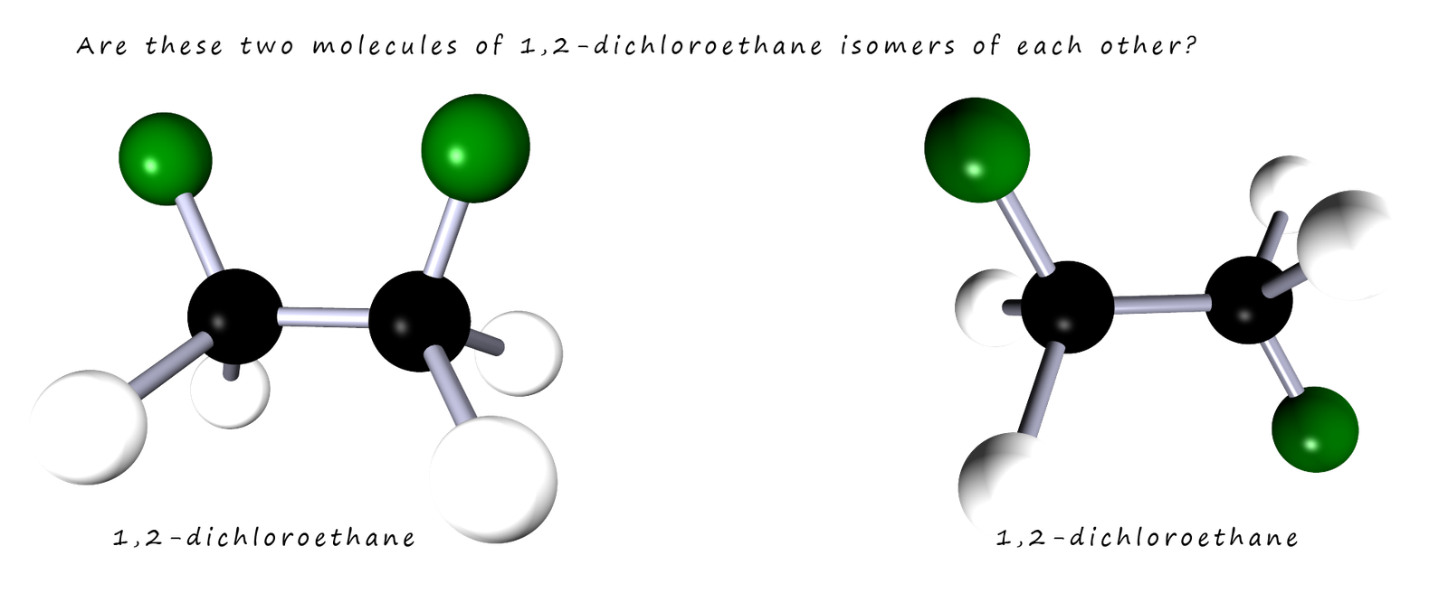 3d models of stereoisomers.
